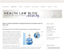 Tablet Screenshot of healthlaw-blog.com